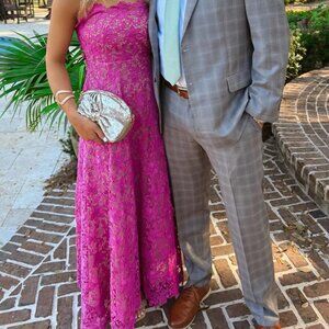 Antonio Melani Christina Lace Square Neck Sleeveless A-Line Maxi Dress 4